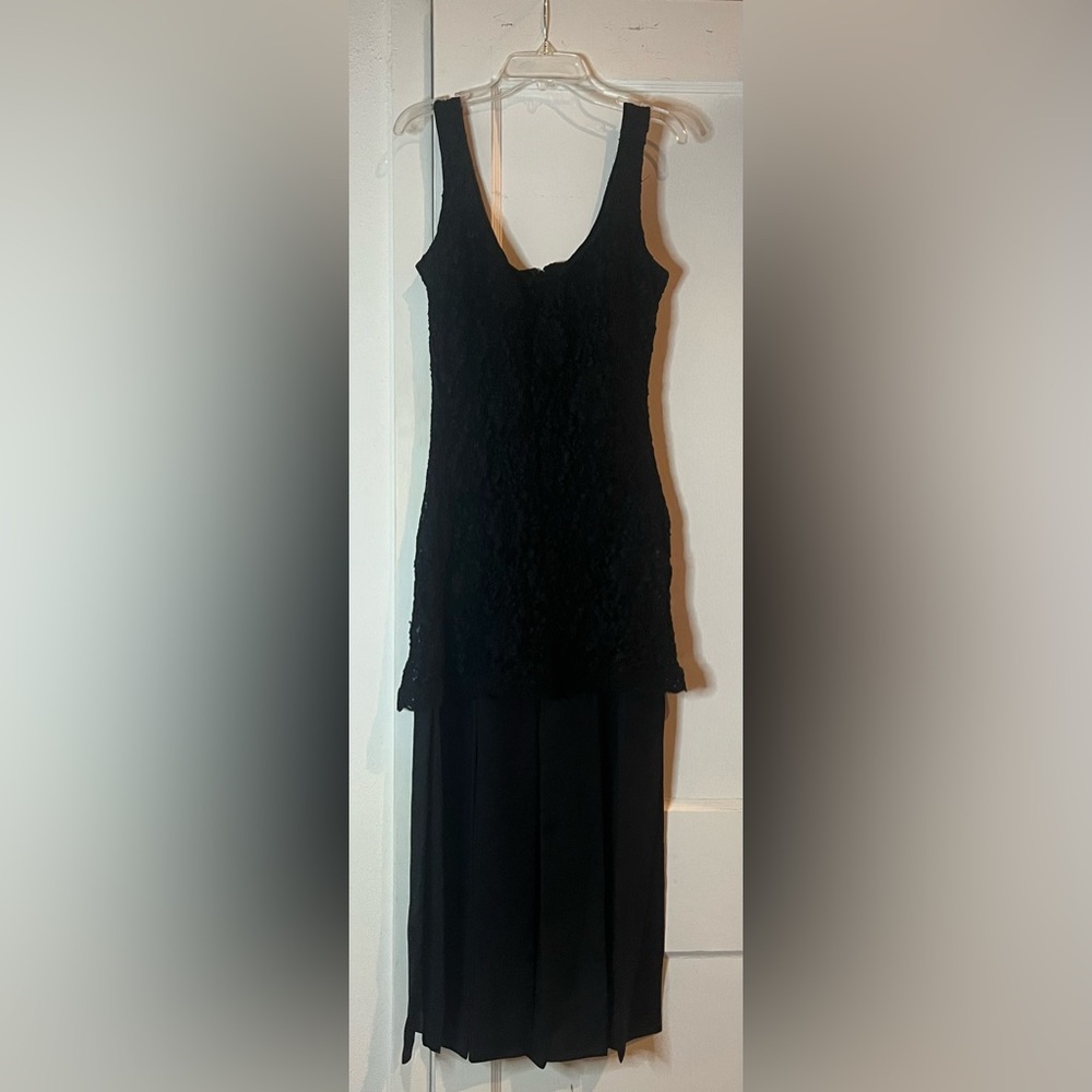 Vintage 1920’s inspired 1990s/Y2k Wild Rose lace dress